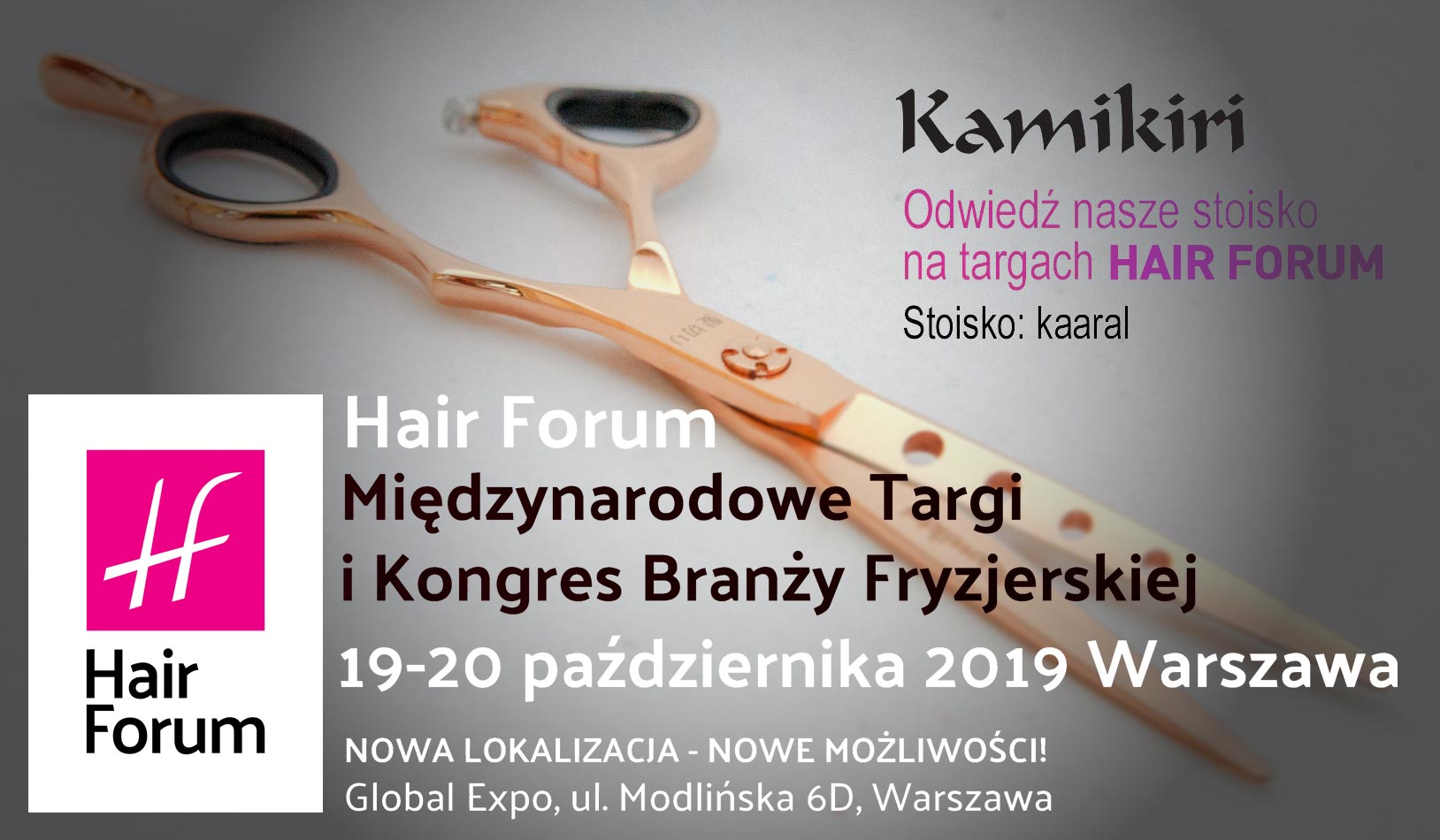 Odwiedź nasze stoisko na targach HAIR FORUM 2019!